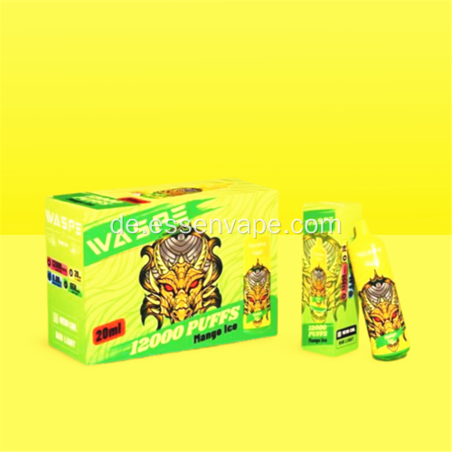Top -Qualität Hot Sale Waspe 12000 -Puffs Vape Netherland